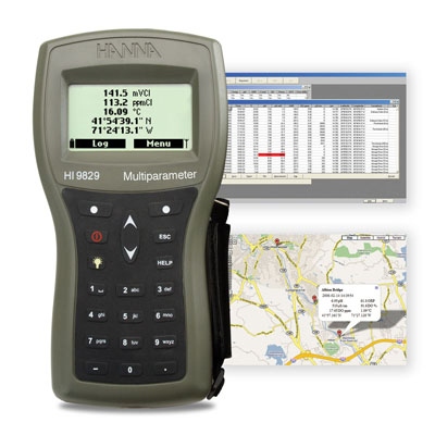 HI9829GT高精度多参数水质测定仪【内置GPS、16项】